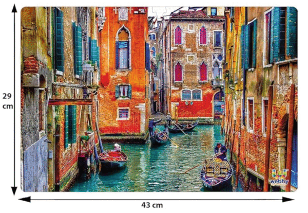 Webby Venice Italy Jigsaw Floor Puzzle, 252 pcs