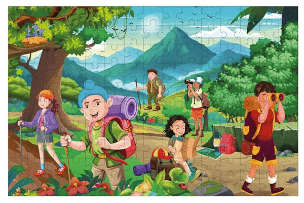 Adventure Theme 150 Pieces Jigsaw Puzzles | Hiking