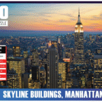 PLAYHILLS 300 Piece Wooden Puzzle Manhattan,Sky Line Building
