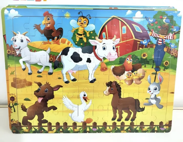 Farm Animals Jigsaw Puzzle - 60 pieces